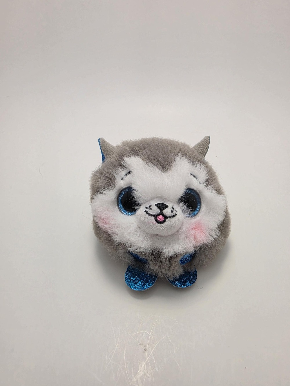 Ty Puffies Teeny Tys “Slush” the Husky - Small - No Hang Tag! (3 inch)